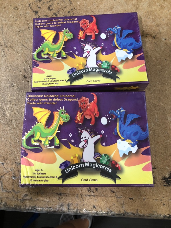 Photo 2 of ** SETS OF 2 **
Unicorn Magicornia - Unicorn Card Game for Kids - Created by a 7 Year Old
