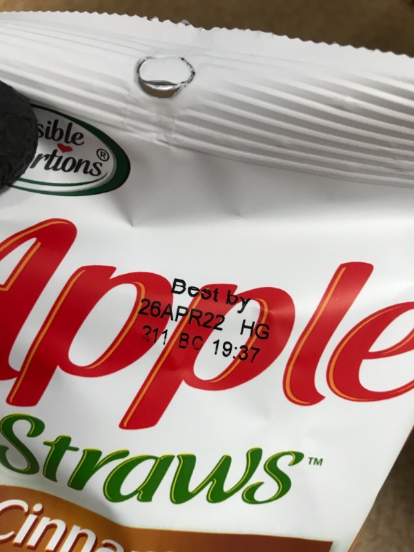 Photo 3 of *EXPIRED April 2022 - NONREFUNDABLE*
Sensible Portions Gluten-Free Cinnamon Apple Straws, 1 oz, 8 pack