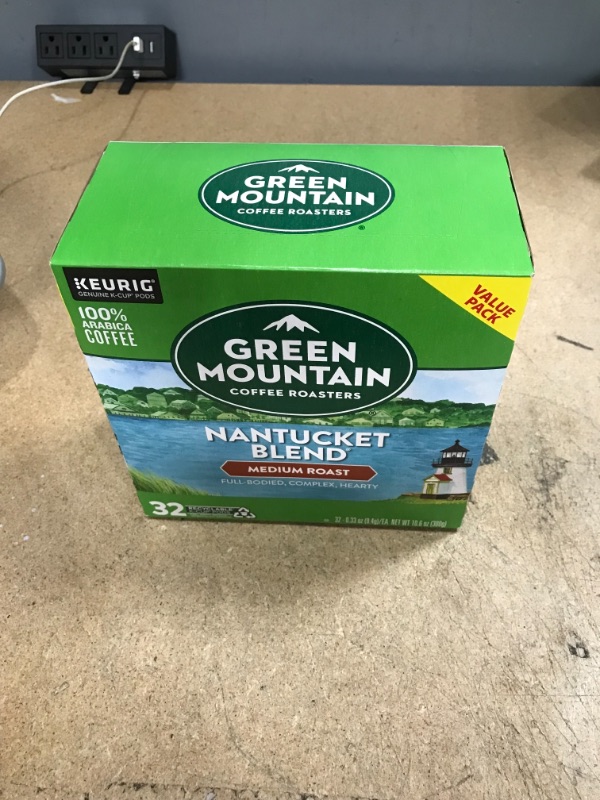 Photo 2 of *EXPIRES Dec 2023 - NONREFUNDABLE*
Green Mountain Coffee Roasters Nantucket Blend, Single-Serve Keurig K-Cup Pods, Medium Roast Coffee, 32 Count
