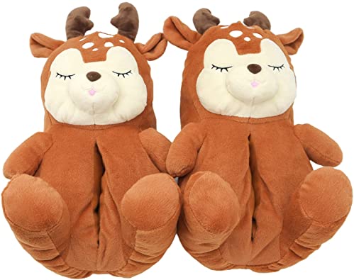 Photo 1 of  Teddy Bear Slippers - M