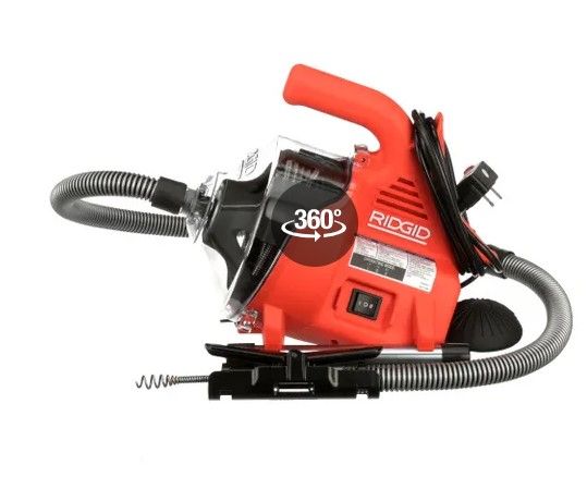 Photo 1 of 
RIDGID PowerClear 120-Volt Drain Cleaning Snake Auger Machine for Heavy Duty Pipe Cleaning for Tubs, Showers, and Sinks
