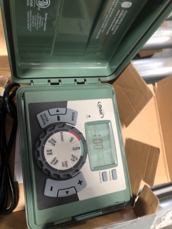 Photo 1 of Orbit 6-Station Easy-Set Logic Indoor/Outdoor Sprinkler Timer