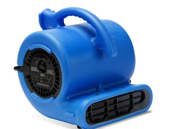 Photo 1 of 1/4 HP Air Mover Blower Fan for Water Damage Restoration Carpet Dryer Floor Home and Plumbing Use in Blue
