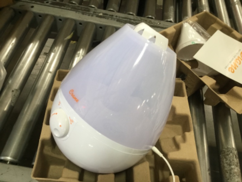 Photo 1 of Crane Humidifiers for Bedroom Large Room (4.5 Liters Water Tank), Cool Mist Humidifier for Baby Nursery and Plants or Office, Filter Free, White
