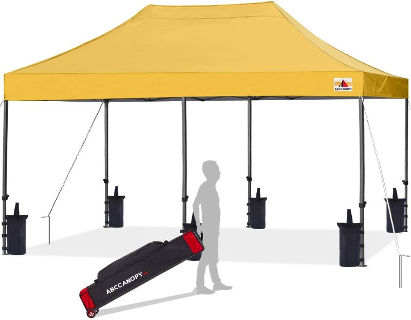 Photo 1 of ABCCANOPY Patio Pop Up Canopy Tent 10x20 Commercial-Series(Gold)
