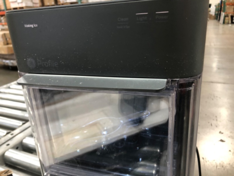 Photo 3 of (DENTED BACK CORNER) GE Profile Opal 2.0 | Countertop Nugget Ice Maker with Side Tank