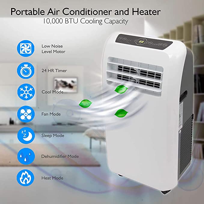 Photo 1 of (MISSING ATTACHMENTS) SereneLife SLACHT128 Portable Air Conditioner Compact Home AC 