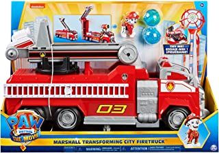 Photo 1 of (TRUCK ONLY) PAW Patrol, Marshall’s Transforming Movie City Fire Truck