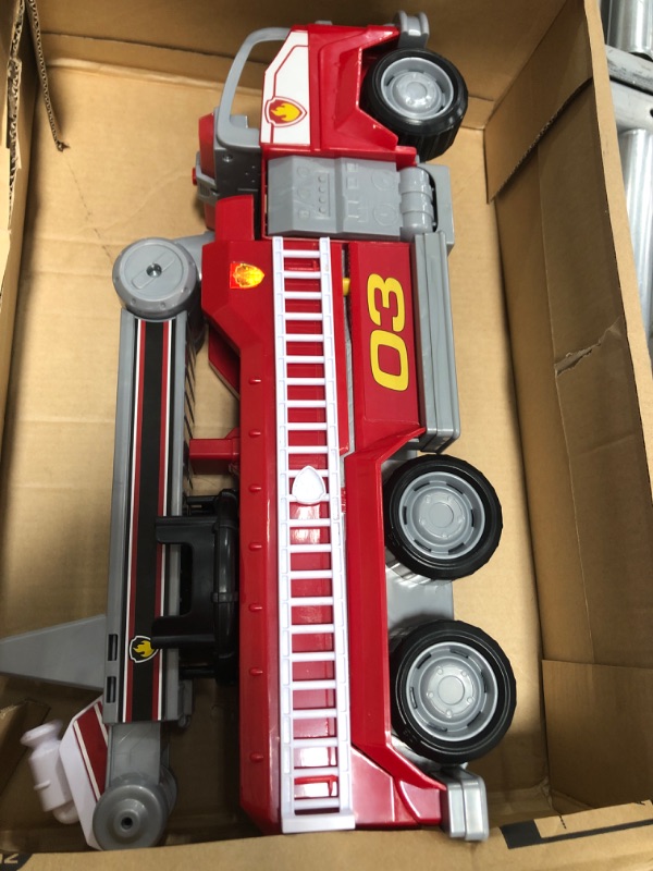 Photo 2 of (TRUCK ONLY) PAW Patrol, Marshall’s Transforming Movie City Fire Truck