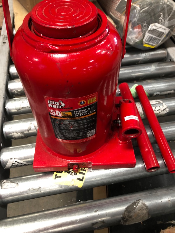 Photo 2 of **NOT FUNCTIONAL**Torin Big Red 50 Ton Capacity Heavy Duty Hydraulic Industrial Steel Bottle Jack
