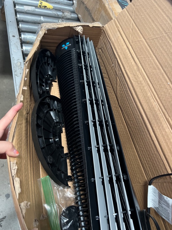 Photo 1 of **NOT FUNCTIONAL // PARST ONLY!! Vornado 173 Whole Room 37 in. Tower Circulator Fan, Black
