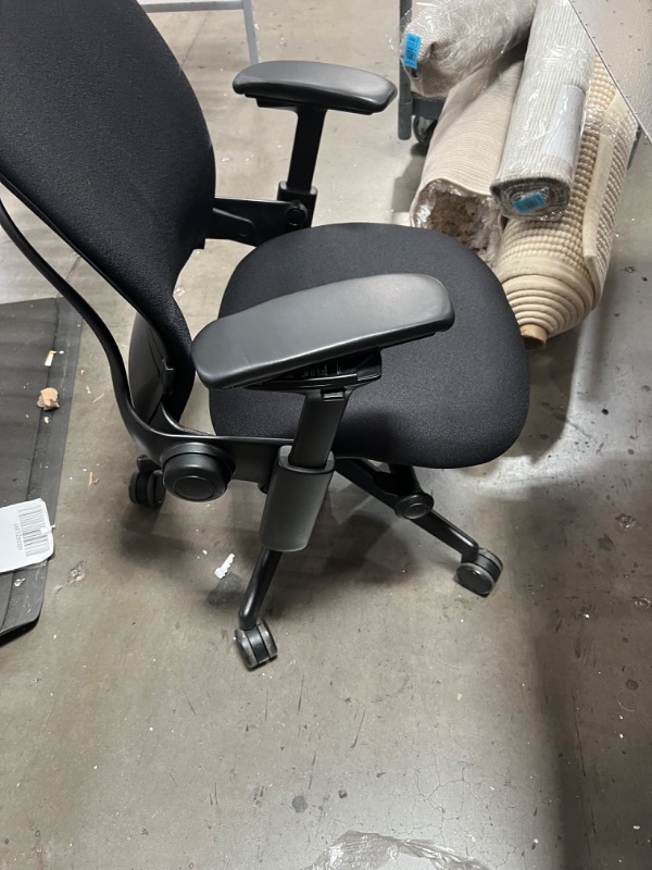 Photo 3 of Steelcase Leap Office Chair, Black Frame and Buzz2 Black Fabric
