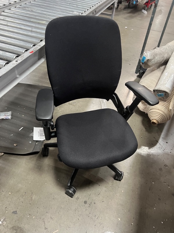 Photo 2 of Steelcase Leap Office Chair, Black Frame and Buzz2 Black Fabric
