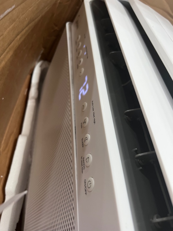 Photo 3 of **incomplete missing installation!! Midea 12,000 BTU U-Shaped Smart Inverter Window Air Conditioner–Cools up to 550 Sq. Ft., Ultra Quiet with Open Window Flexibility, Works with Alexa/Google Assistant, 35% Energy Savings, Remote Control
