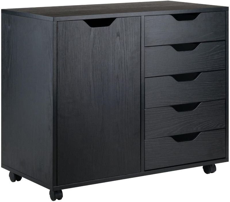 Photo 1 of Winsome Wood Halifax Storage/Organization, Black - 15.98"D x 30.71"W x 26.3"H

