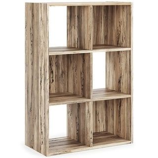 Photo 1 of 35.43" Piperton 6 Cube Organizer Natural - Signature Design by Ashley

