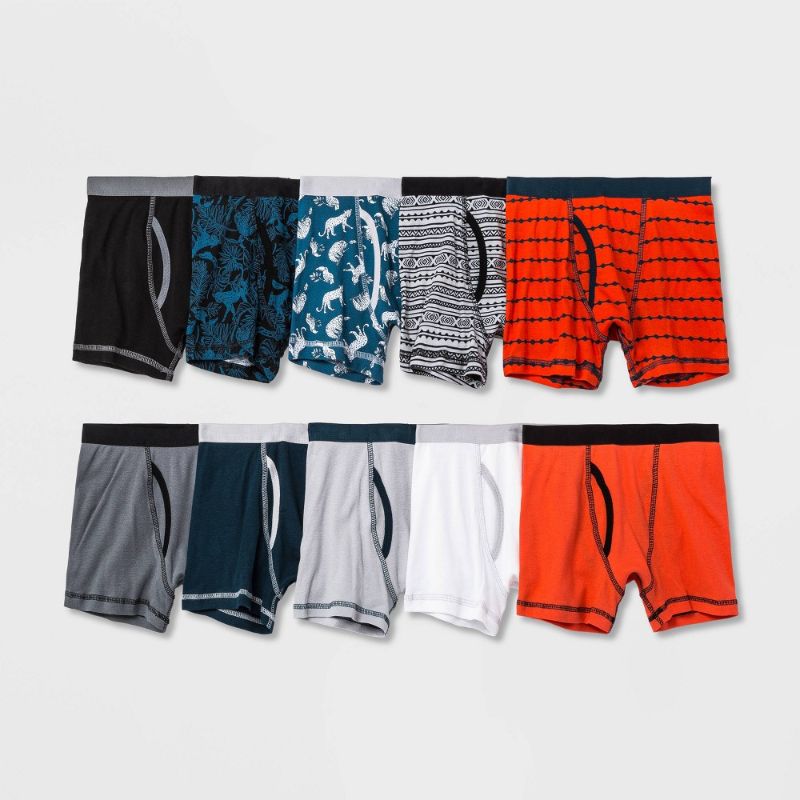 Photo 1 of Boys' 10pk Boxer Briefs - Cat & Jack™- SIZE XSMALL 
