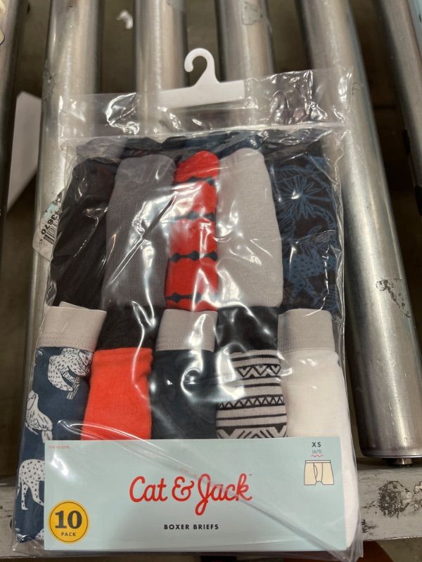 Photo 1 of Boys' 10pk Boxer Briefs - Cat & Jack™- SIZE XSMALL 
