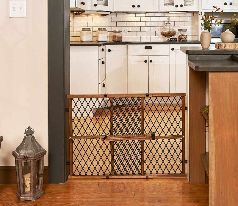 Photo 1 of Evenflo Position & Lock Pressure Mount Gate, Farmhouse Collection (1301192)

