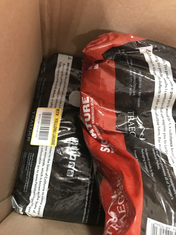 Photo 1 of *EXPIRED 04/2022* PACK OF TWO- Traeger Hickory All-Natural Wood Grilling Pellets (20 lb. Bag)