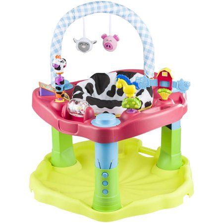 Photo 1 of Evenflo Exersaucer Moovin & Groovin Activity Center, 25x30x30 Inch (Pack of 1) (1854423)
