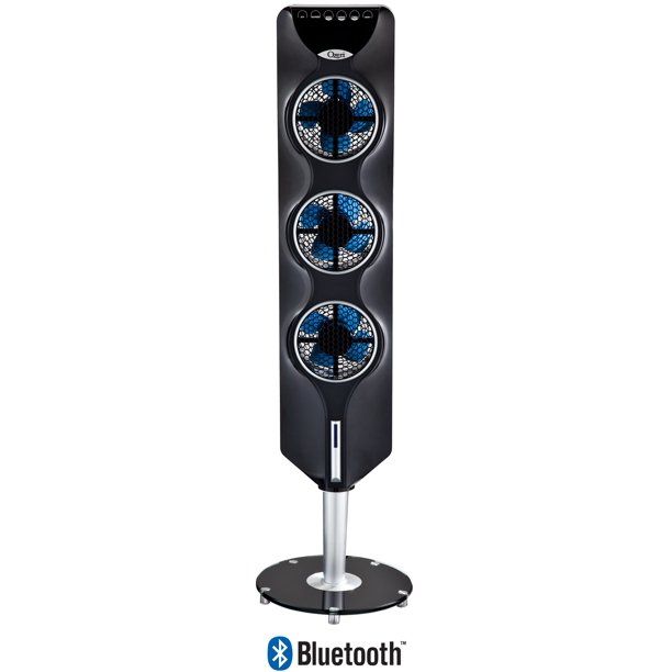 Photo 1 of *NONFUNCTIONAL* Ozeri 3x Tower Fan (44"), with Bluetooth and Passive Noise Reduction Technology
