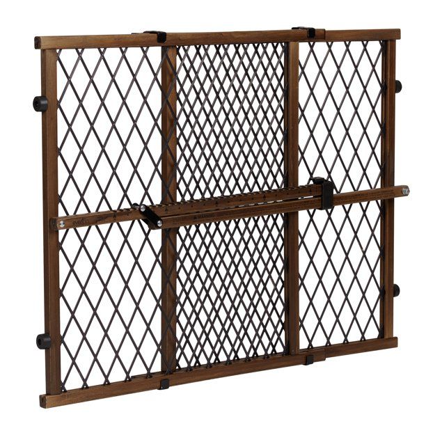 Photo 1 of Evenflo Position & Lock Baby Gate (Farmhouse Collection), Fits openings 26" - 42" (66cm - 107cm). 23" (58cm) tall
