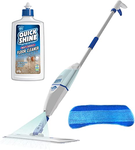 Photo 1 of (MISSING FLUID) Quick Shine Spray Mop Kit with 1 Mop Pad