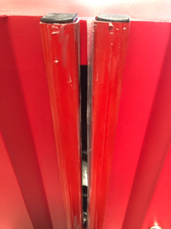 Photo 5 of (DAMAGED DOORS) Husky Heavy Duty Welded 20-Gauge Steel Wall Mounted Garage Cabinet in Red (28 in. W x 22 in. H x 14 in. D)
