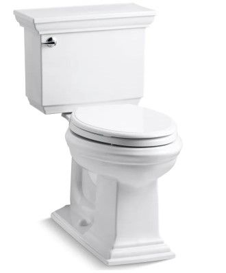 Photo 1 of (BOTTOM TOILET ONLY) Kohler Memoirs Stately 1.28 GPF Two-Piece Elongated Comfort Height Toilet 