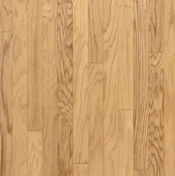Photo 1 of (DAMAGED PANEL) Bruce Town Hall Oak Natural 3/8 in. T x 3 in. W x Random Length Engineered Hardwood Flooring (31.5 sq. ft./case), 19 cases