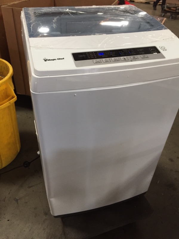 Photo 7 of Magic Chef 2.0 cu. ft. Compact Portable Top Load Washer in White