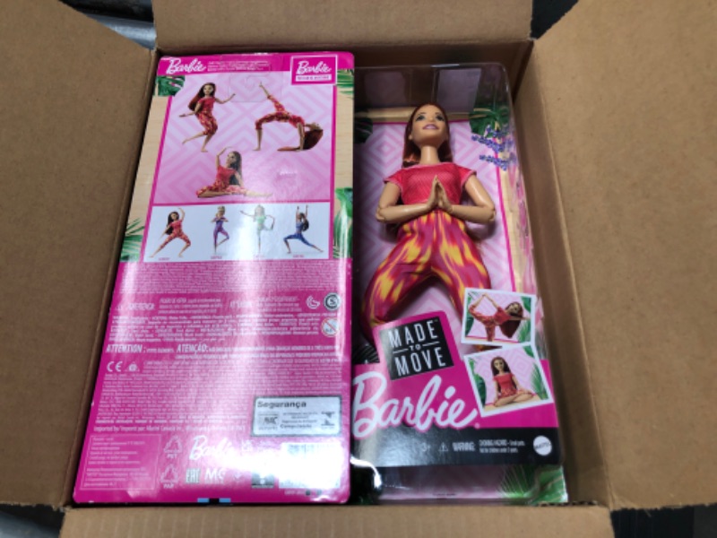 Photo 2 of ?Barbie Made to Move Doll - Orange Dye Pants (4-Pack)

