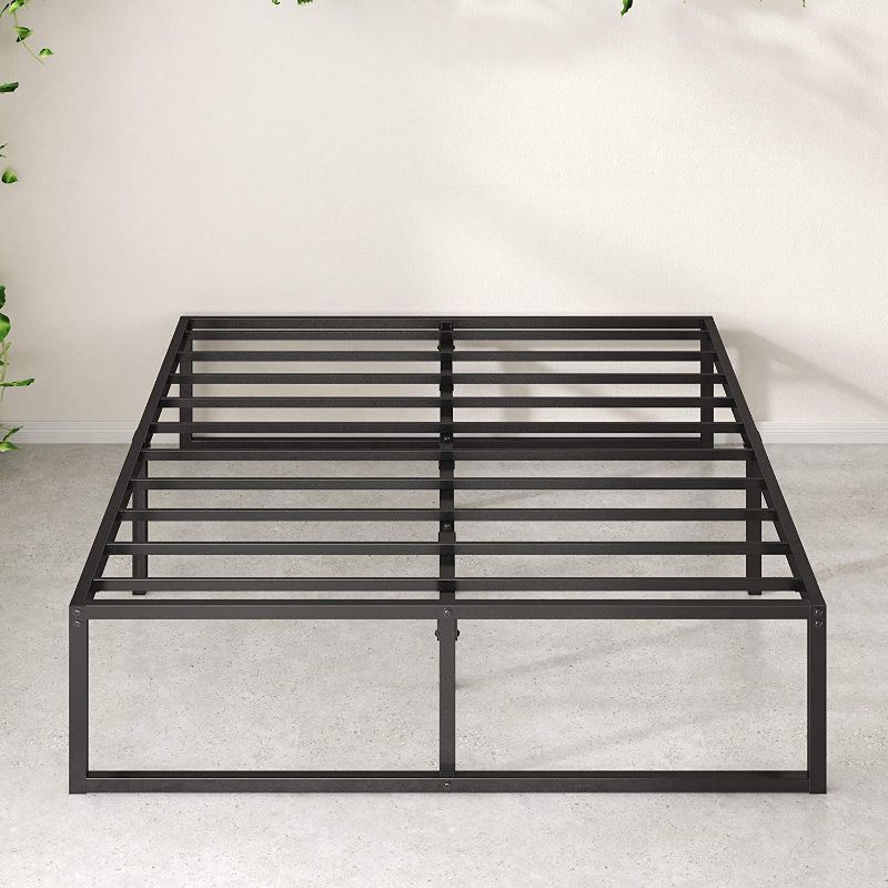 Photo 1 of (Major Damage - Parts Only) ZINUS Lorelai 14 Inch Metal Platform Bed Frame / Mattress Foundation with Steel Slat Support / No Box Spring Needed / Easy Assembly, King
