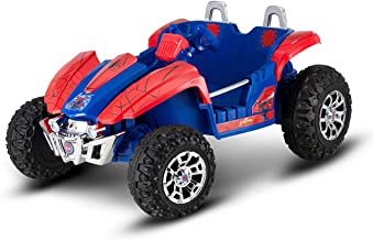 Photo 1 of (DENTED FRONT; BROKEN OFF FRONT CONNECTOR)
Kid Trax Marvel Spiderman Toddler Dune Buggy Ride On Toy, 12 Volt Battery, 3-7 Years, Max Rider Weight 88 lbs, LED Head Lights, Spider-Man Red