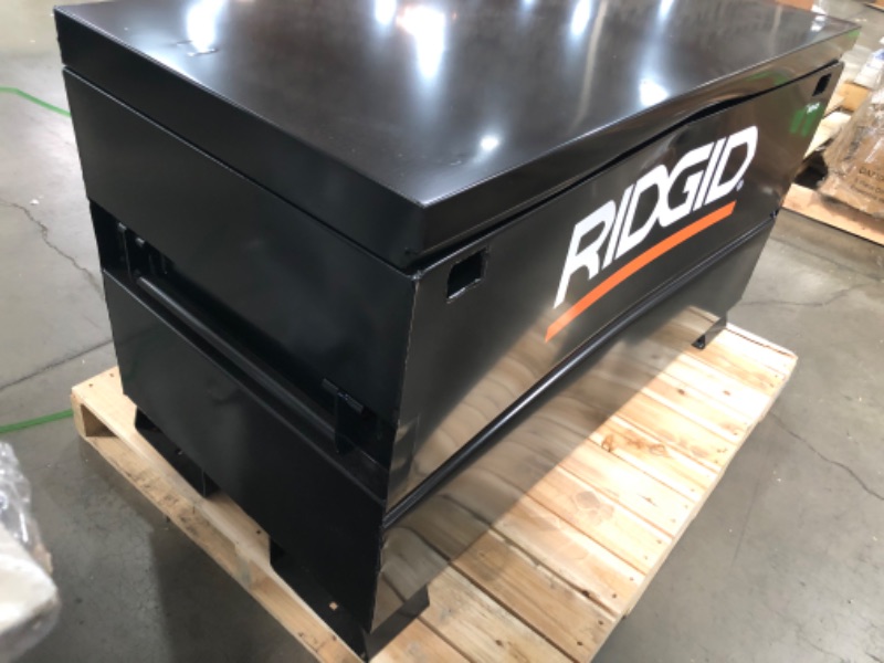 Photo 12 of (MULTIPLE DENTS; FRONT PANEL/LID DENTED; SCRATCHED)
RIDGID 48 in. W x 24 in. D x 28.5 in. H Universal Storage Chest