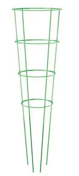 Photo 1 of (BENT METAL) 
Gardener's Blue Ribbon 54 in. Heavy-Duty Green Tomato Cage, pack of 3