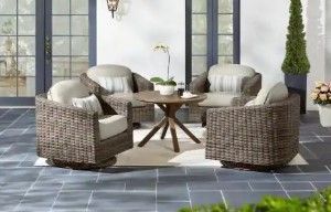 Photo 1 of 2-PACK (2 ROCKER CHAIRS ONLY )-AVONDALE ALUMINUM WICKER 2PK MOTION ROCKER CHAIR