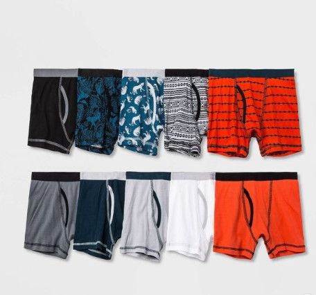 Photo 1 of 2 PACK -Boys' 10pk Boxer Briefs - Cat & Jack™ XS 4/5

