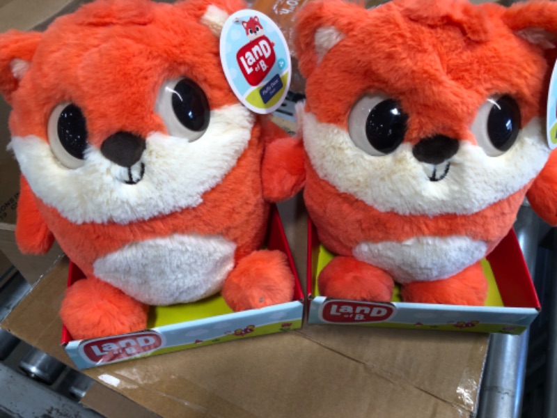 Photo 2 of 2-pack **Land of B. Plush Fox Fluffy Doos - Dash
