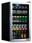 Photo 1 of NewAir 126 Can Beverage Fridge | Stainless Steel Freestanding Beverage Cooler
