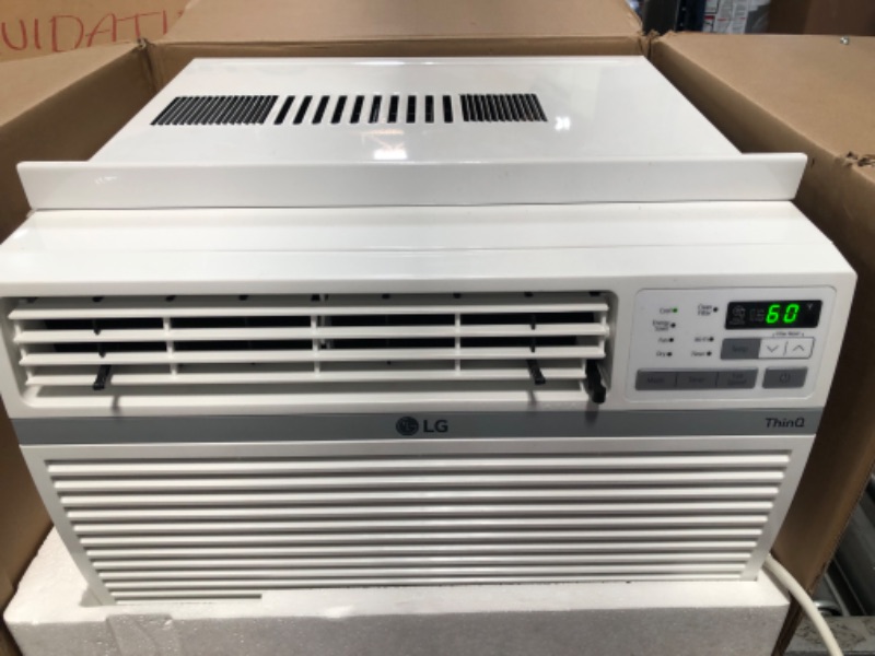 Photo 3 of (MISSING REMOTE) LG LW8017ERSM Smart Window Air Conditioner (Wi-Fi), 8,000 BTU 115V, White