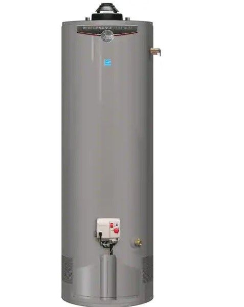 Photo 1 of Rheem Performance Platinum 40 Gal. Tall 12-Year 38,000 BTU Ultra Low NOx (ULN) Natural Gas Power Damper Tank Water Heater