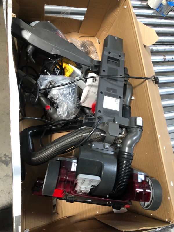 Photo 1 of Hoover WindTunnel 3 Max Performance Pet, Bagless Upright Vacuum Cleaner, HEPA Media Filtration, For Carpet and Hard Floor, UH72625, Red