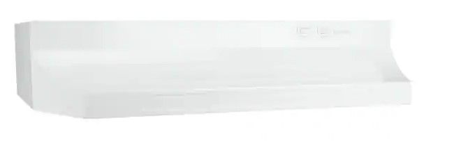 Photo 1 of (BENT CORNER) Broan-NuTone RL6300 Series 30 in. Under Cabinet Range Hood with Light in White