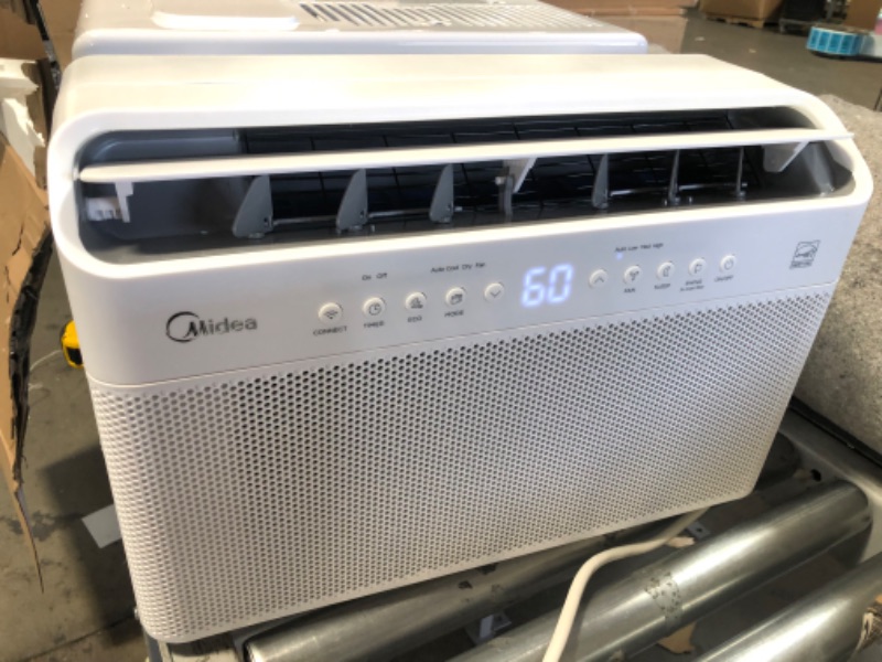 Photo 1 of (DAMAGED EDGE) Midea 8,000 BTU U-Shaped Smart Inverter Window Air Conditioner
