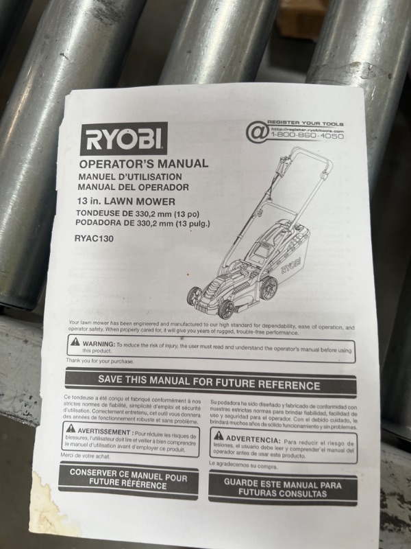 Photo 1 of 13 in. 11 Amp Corded Electric Walk Behind Push Mower