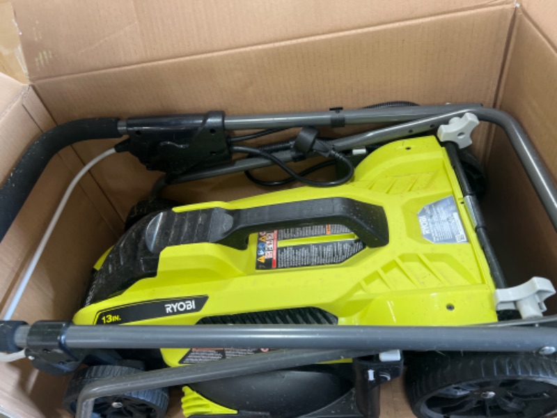 Photo 1 of 13 in. 11 Amp Corded Electric Walk Behind Push Mower