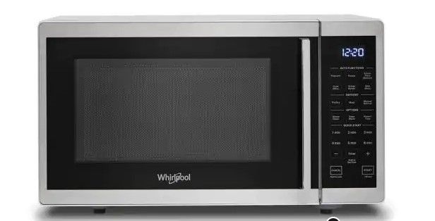 Photo 1 of 0.9 cu. ft. Countertop Microwave in Stainless Steel
