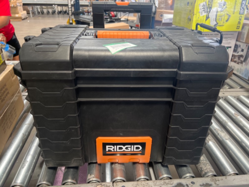 Photo 1 of 22 in. Pro Gear Cart Tool Box in Black
